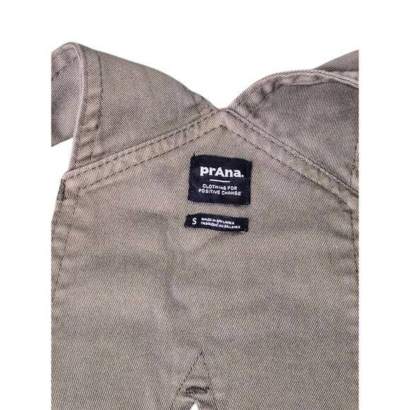 Prana Women's Sancho Shortalls Cargo Green | Small - Picture 4 of 7